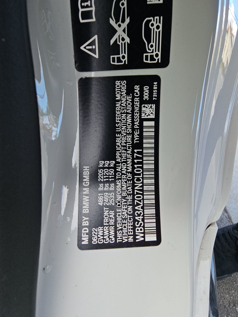 2022 BMW M4 Competition xDrive AWD