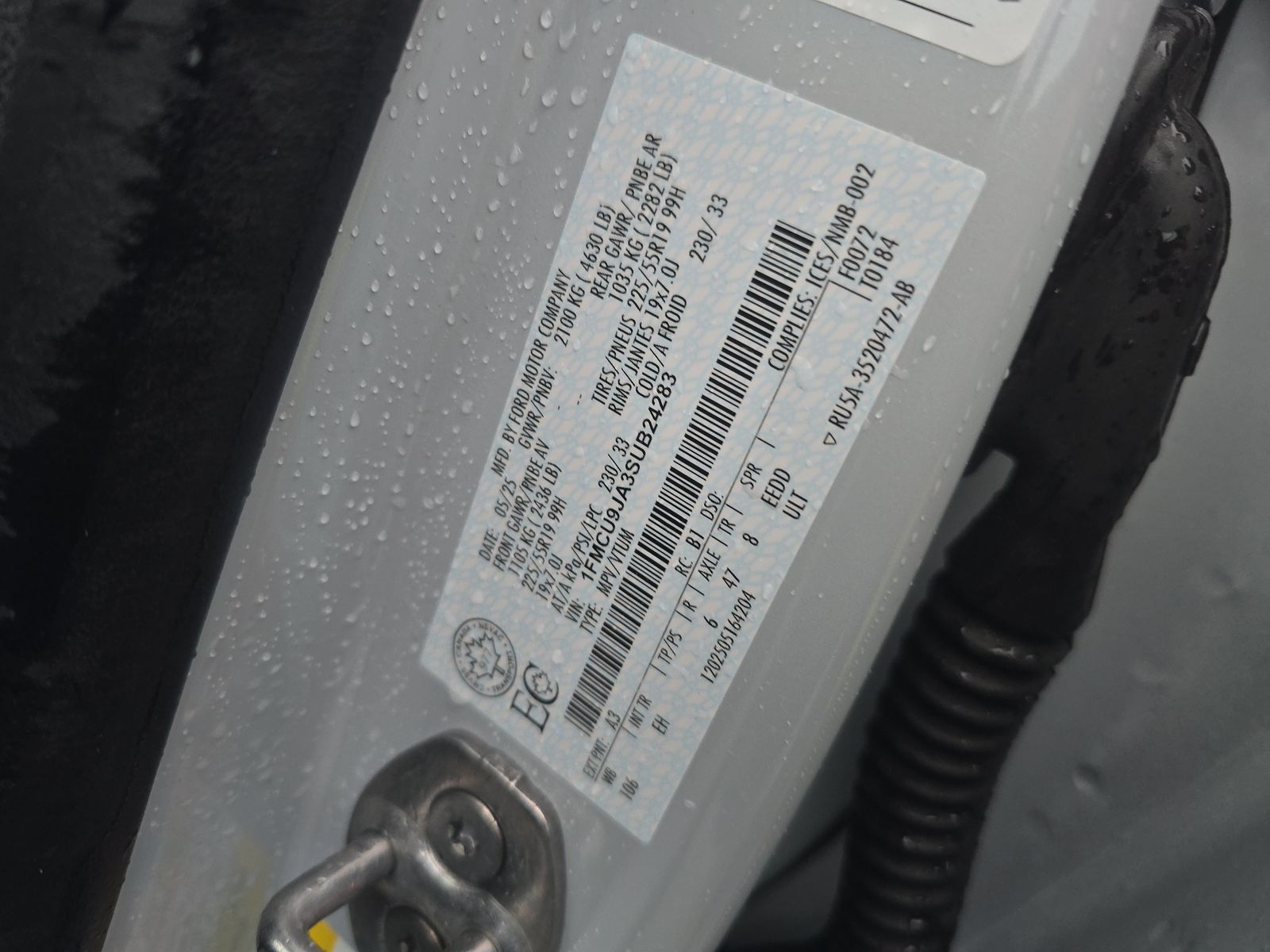 2025 Ford Escape Platinum AWD