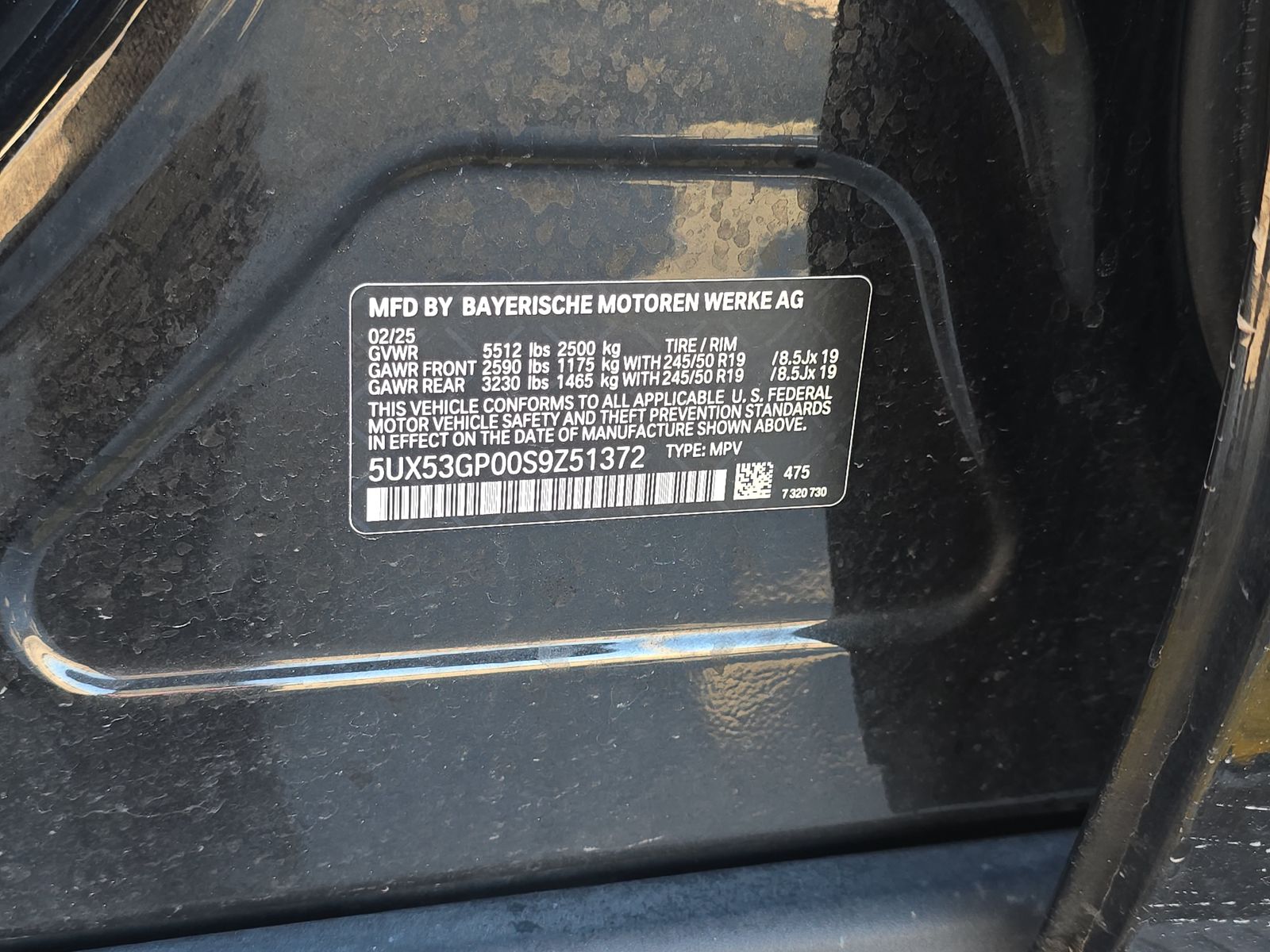 2025 BMW X3 xDrive30i AWD