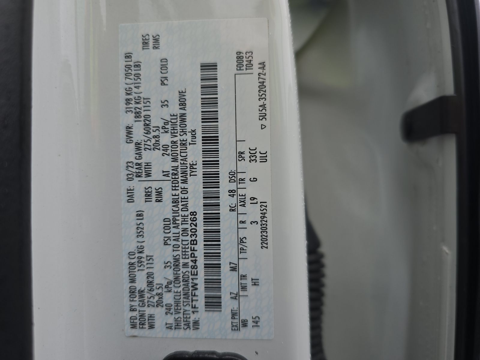 2023 Ford F-150 Lariat AWD