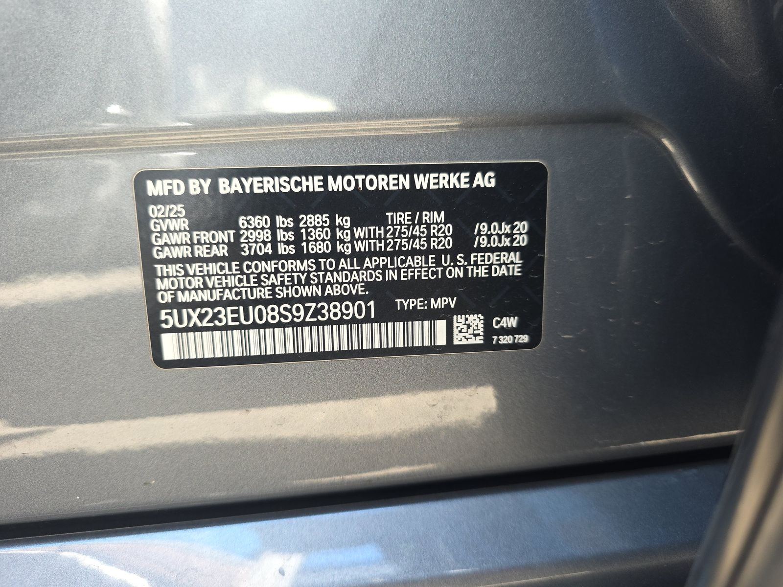 2025 BMW X5 xDrive40i AWD