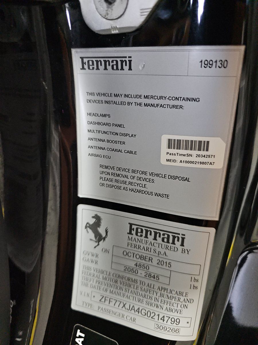 2016 Ferrari California T RWD