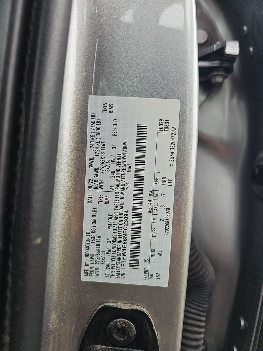 2022 Ford F-150 XLT AWD