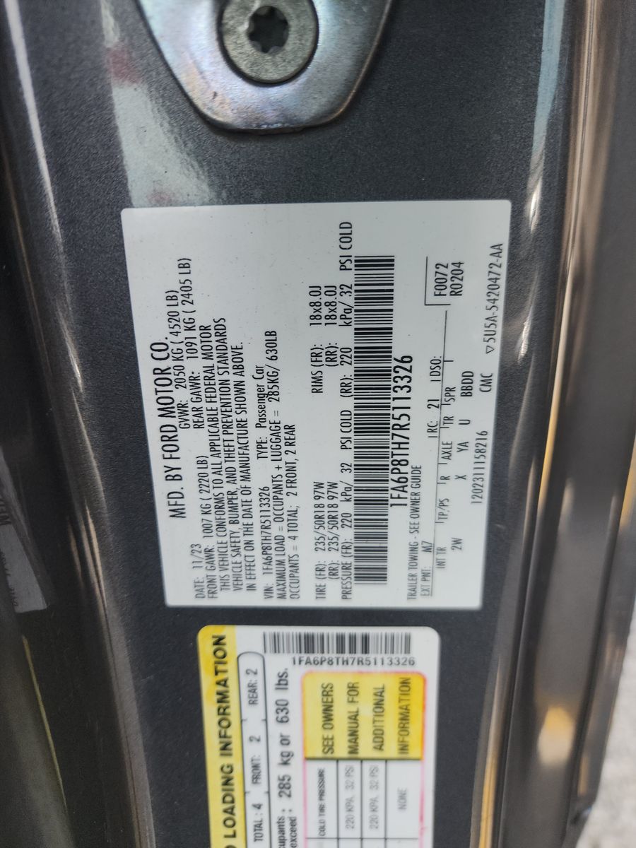 2024 Ford Mustang EcoBoost RWD