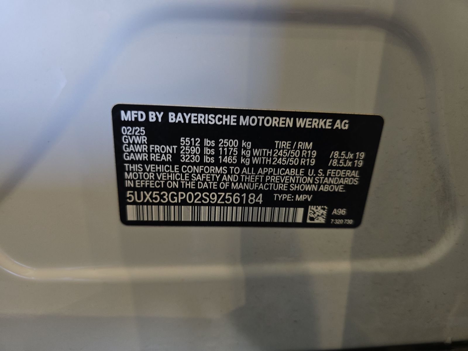 2025 BMW X3 xDrive30i AWD