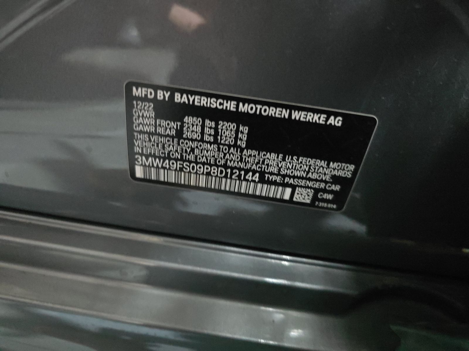 2023 BMW 3 Series M340i RWD