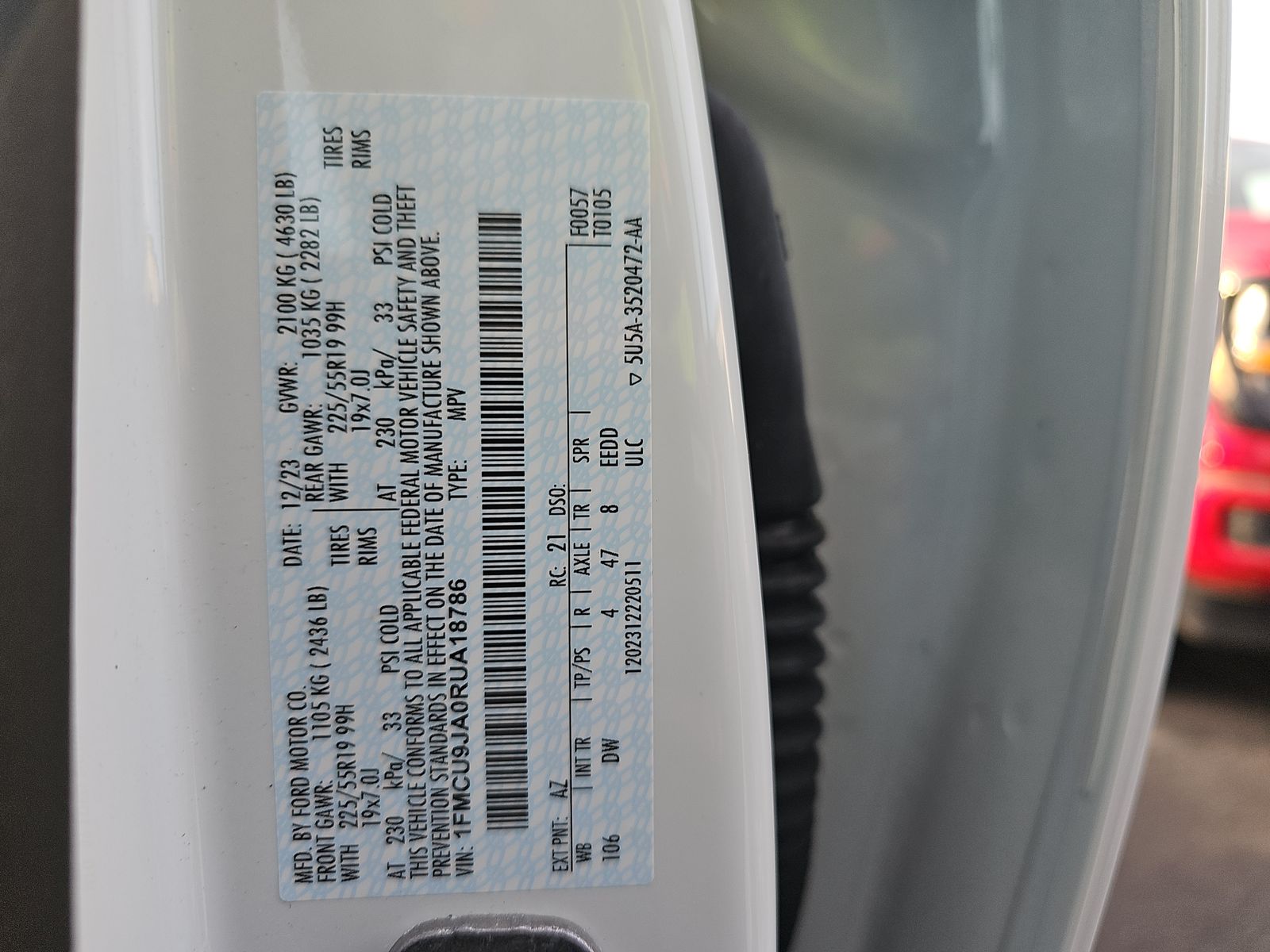 2024 Ford Escape Platinum FWD