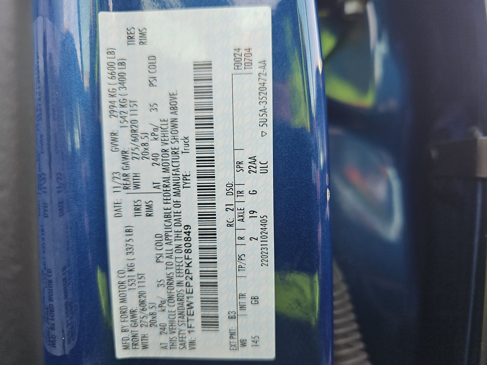 2023 Ford F-150 XL AWD