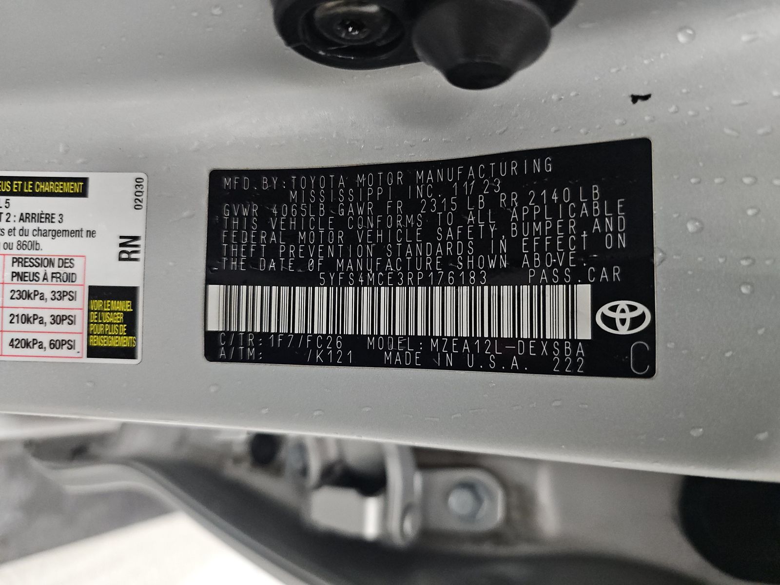 2024 Toyota Corolla SE FWD