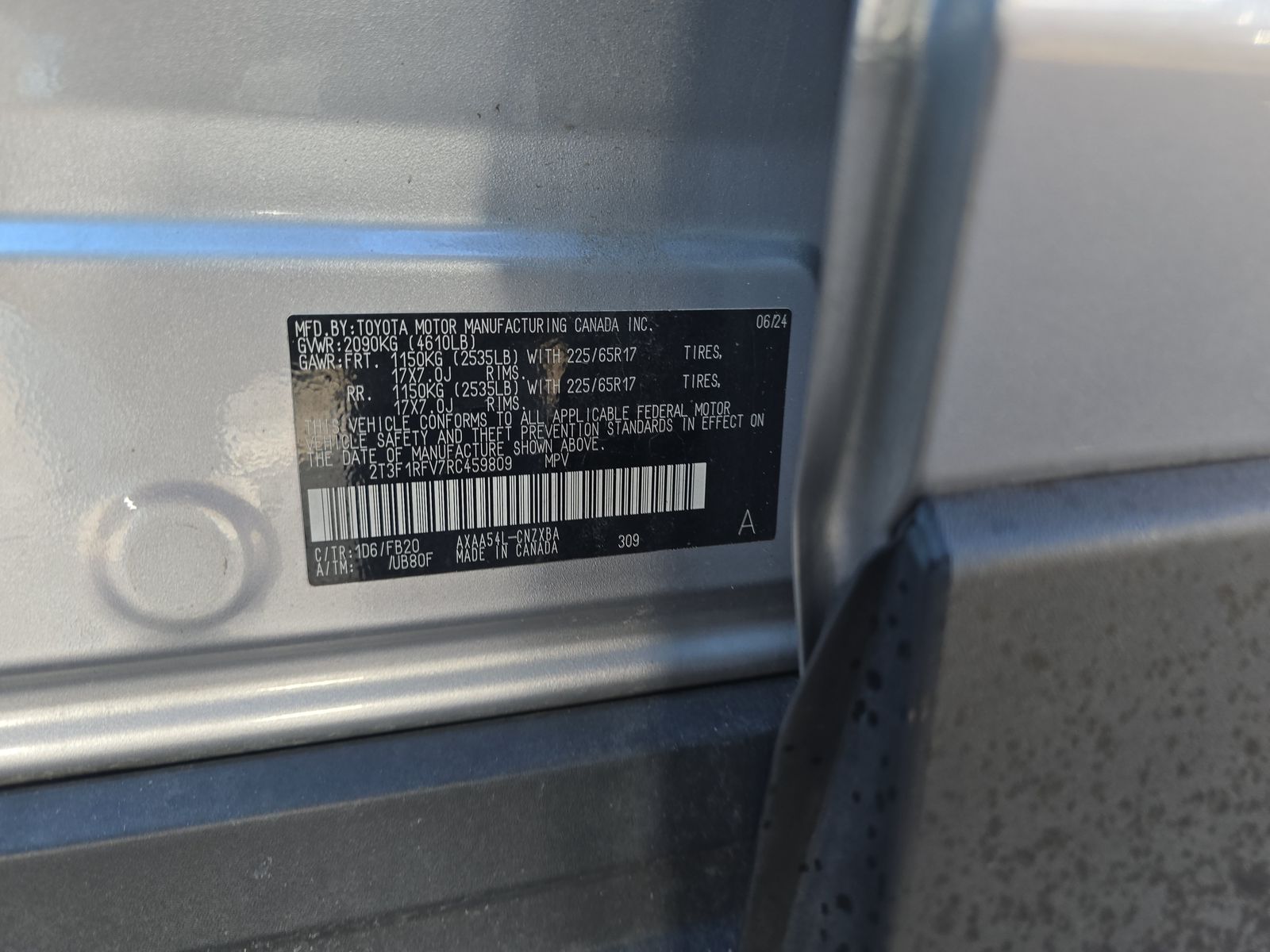 2024 Toyota RAV4 LE AWD