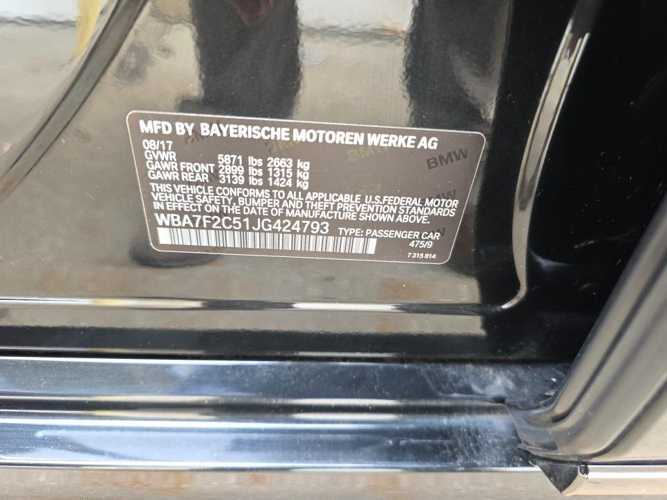 2018 BMW 7 Series 750i xDrive AWD