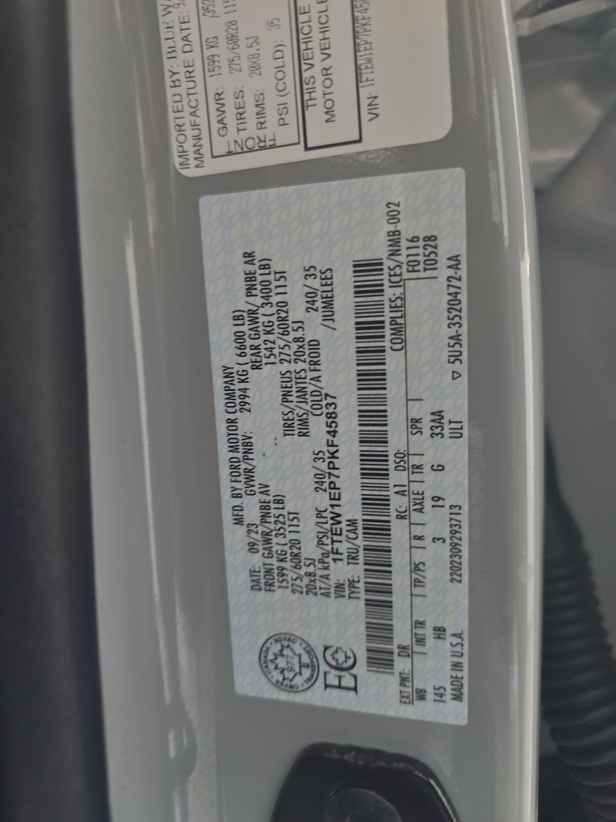 2023 Ford F-150 Lariat AWD