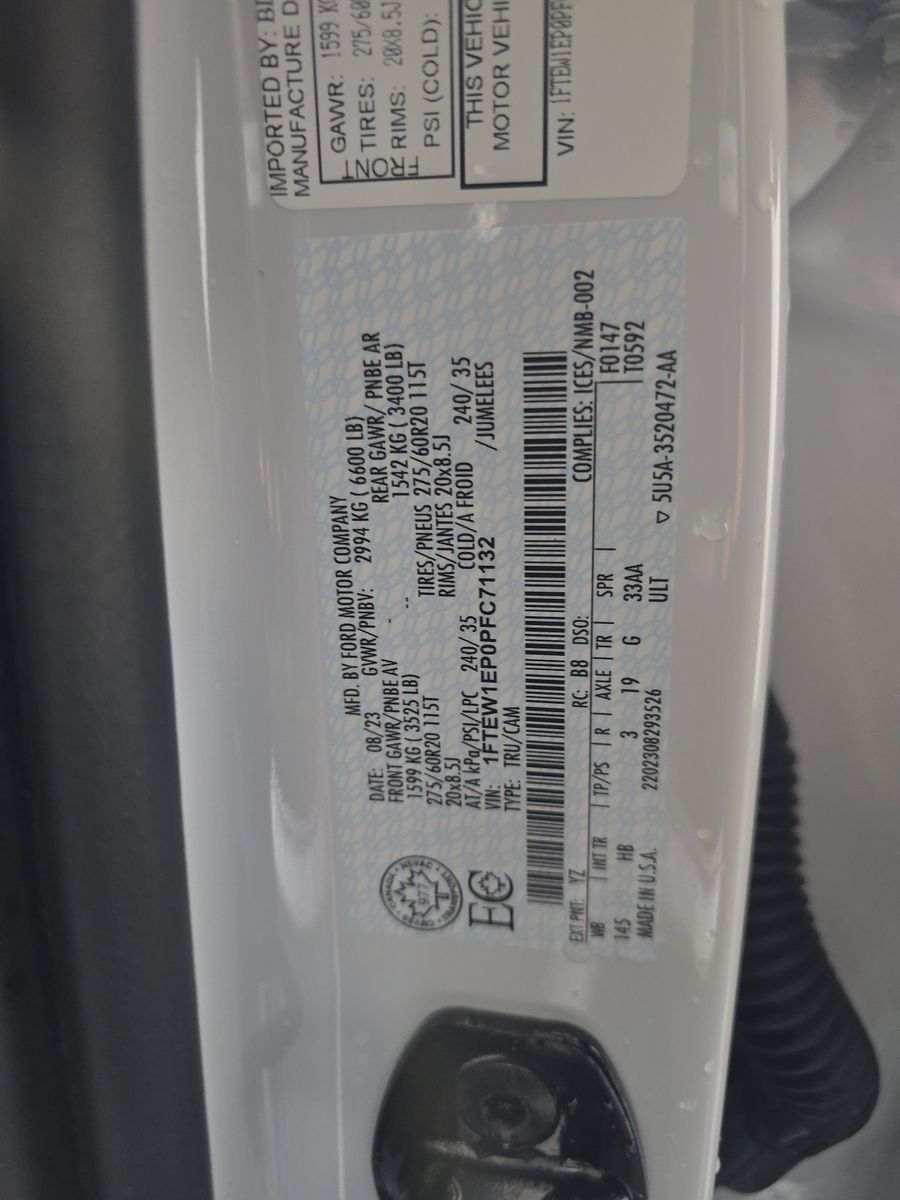 2023 Ford F-150 Lariat AWD