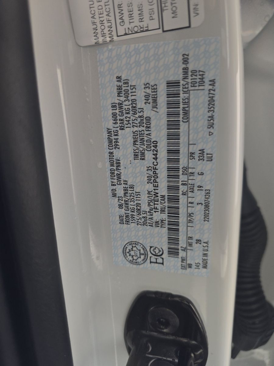 2023 Ford F-150 Lariat AWD