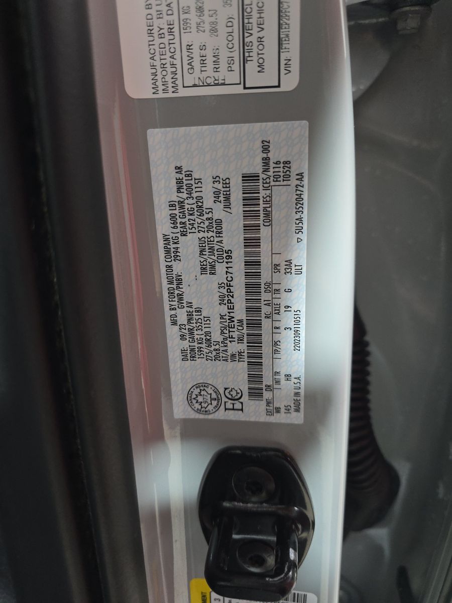 2023 Ford F-150 Lariat AWD