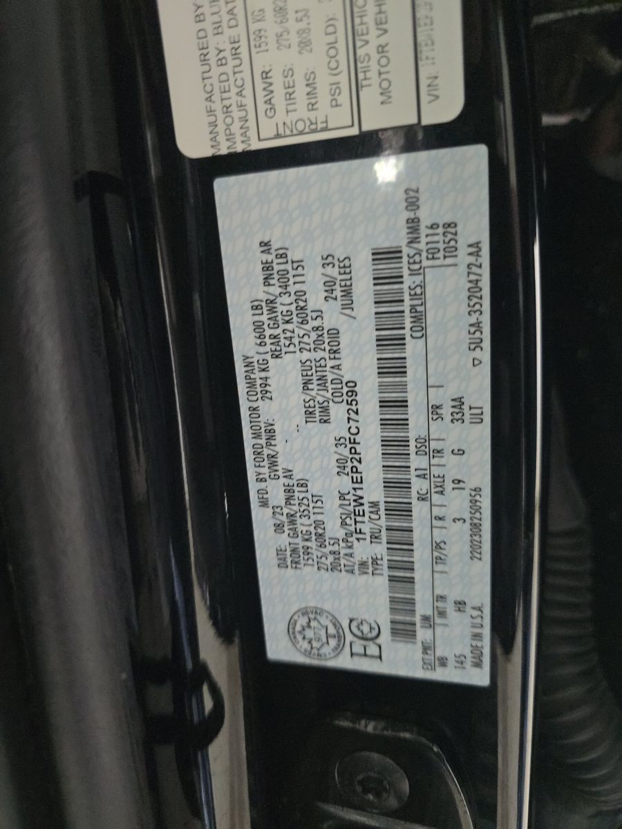 2023 Ford F-150 Lariat AWD