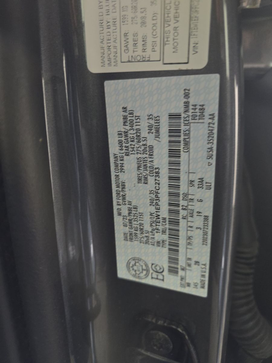 2023 Ford F-150 Lariat AWD