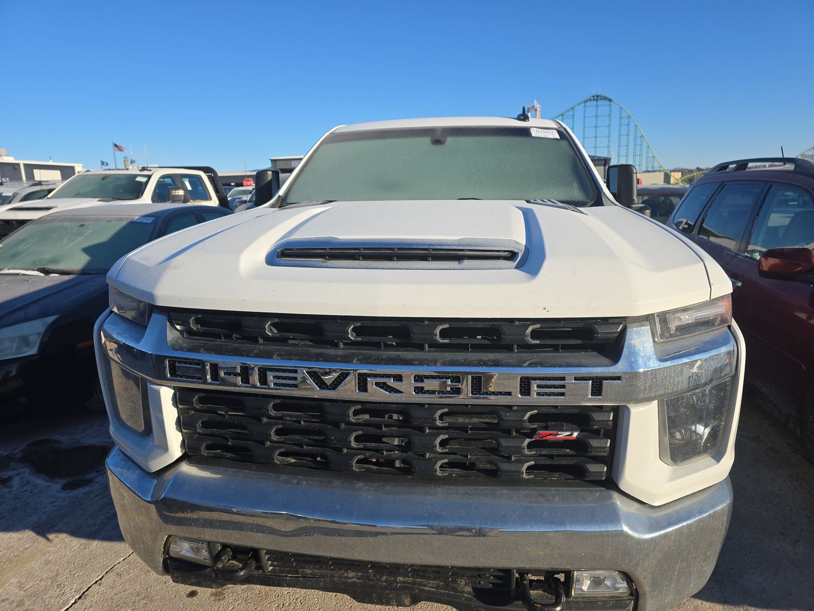 2023 CHEVY SILVERADO 2500 LT GAS WHITE SHORT BED SINGLE - Image 2