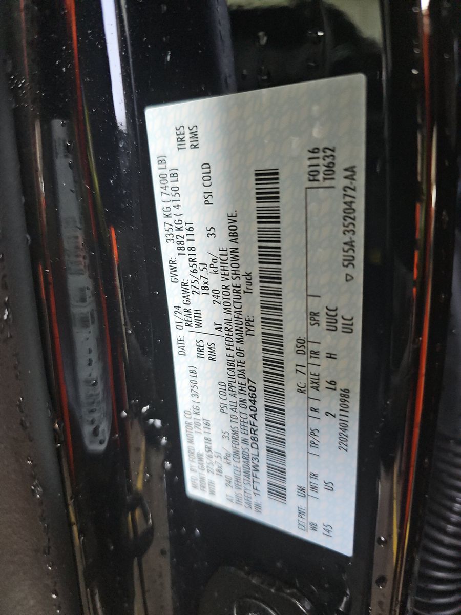 2024 Ford F-150 Hybrid XLT AWD