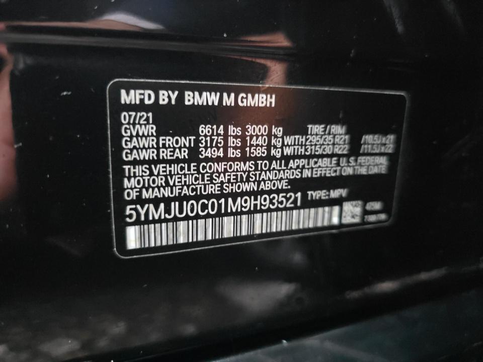 2021 BMW X5 M Base AWD