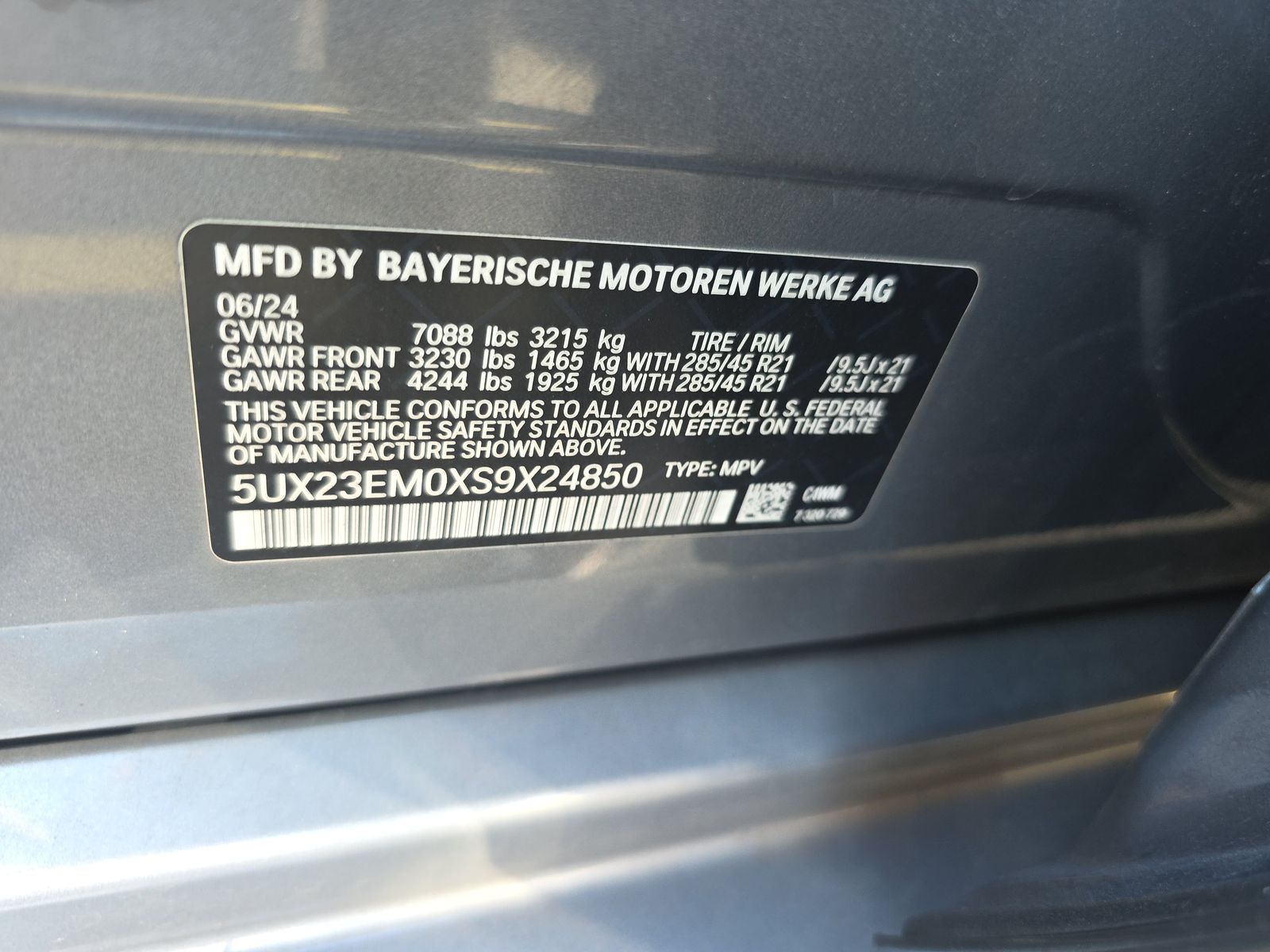 2025 BMW X7 xDrive40i AWD