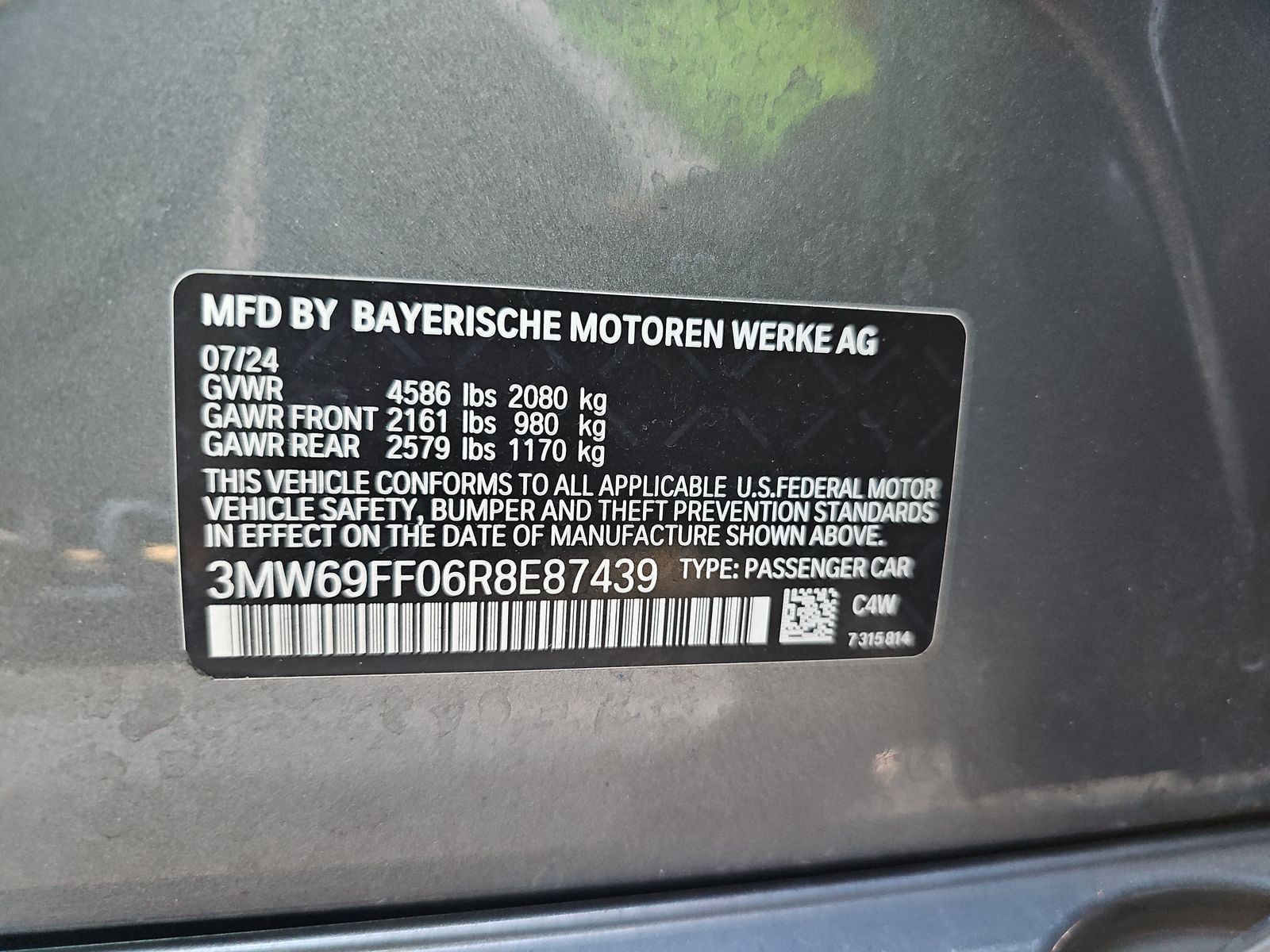 2024 BMW 3 Series 330i RWD