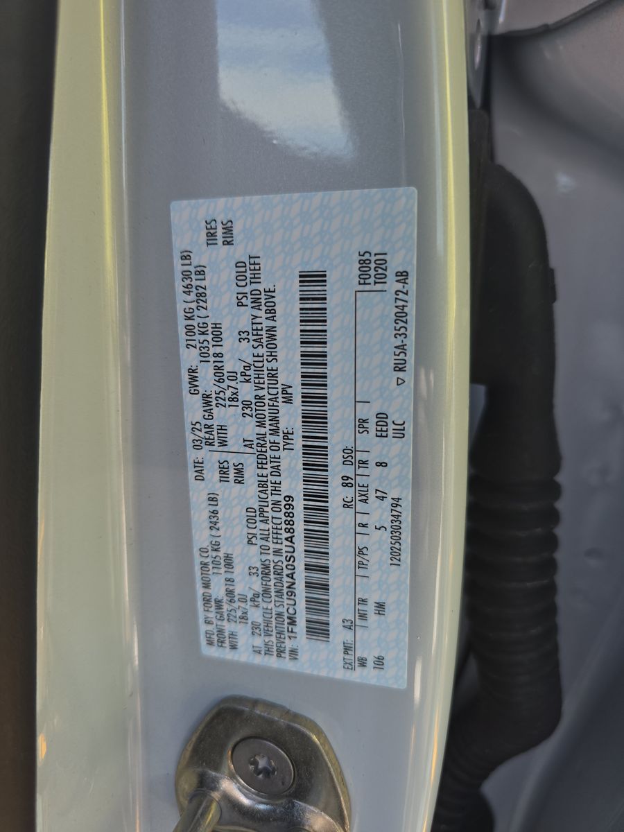 2025 Ford Escape ST-Line Select AWD