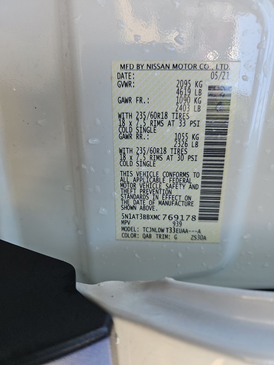 2021 Nissan Rogue SV AWD