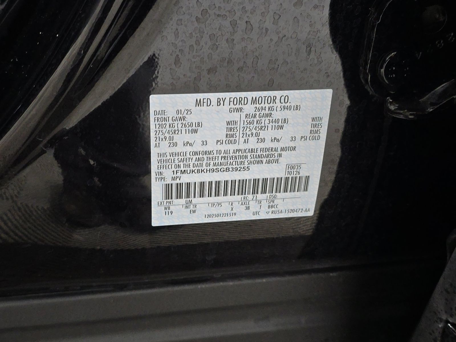 2025 Ford Explorer ST-Line AWD