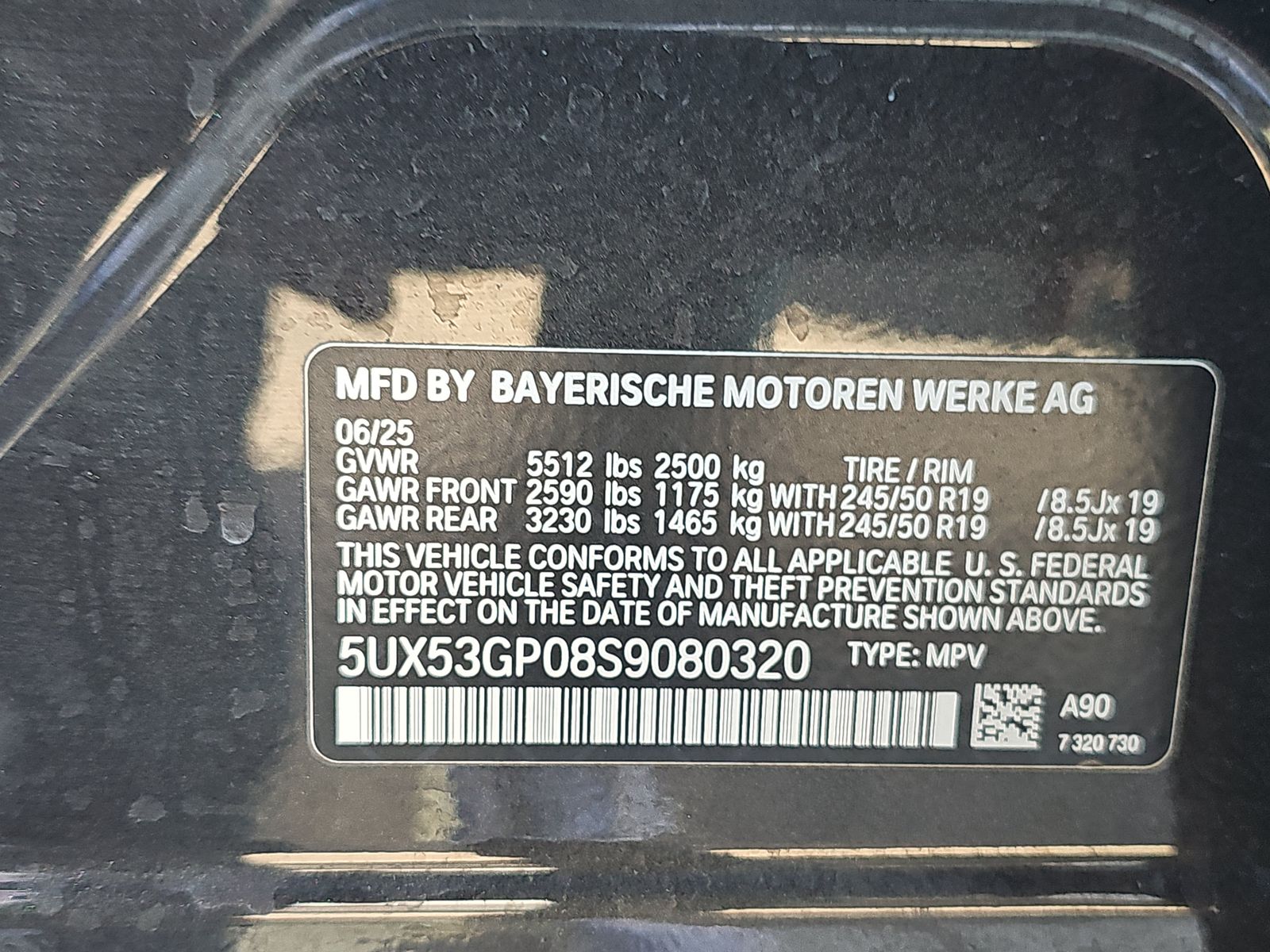 2025 BMW X3 xDrive30i AWD