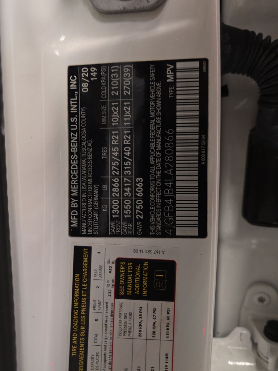 2020 Mercedes-Benz GLE GLE 350 RWD