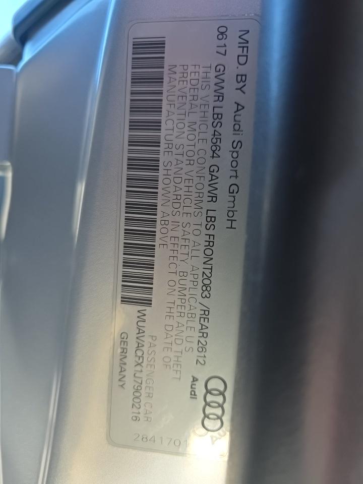 2018 Audi R8 V10 AWD