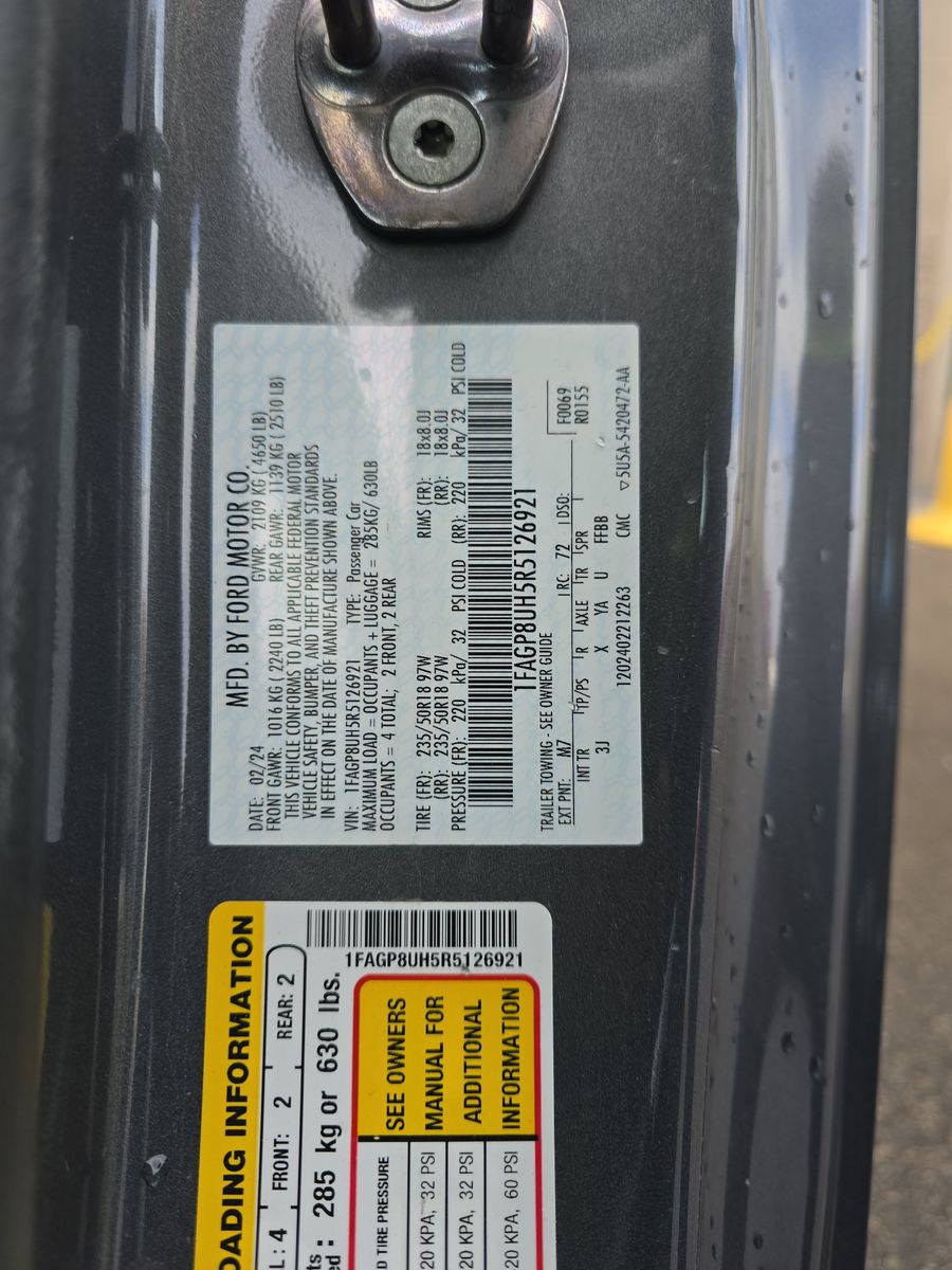 2024 Ford Mustang EcoBoost Premium RWD