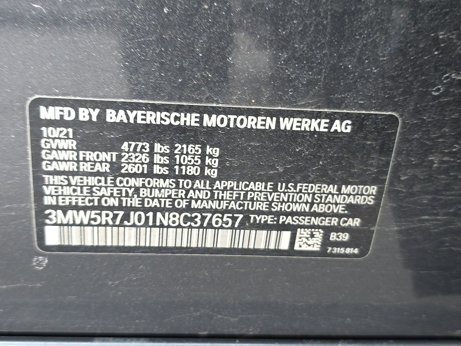 2022 BMW 3 Series 330i xDrive AWD