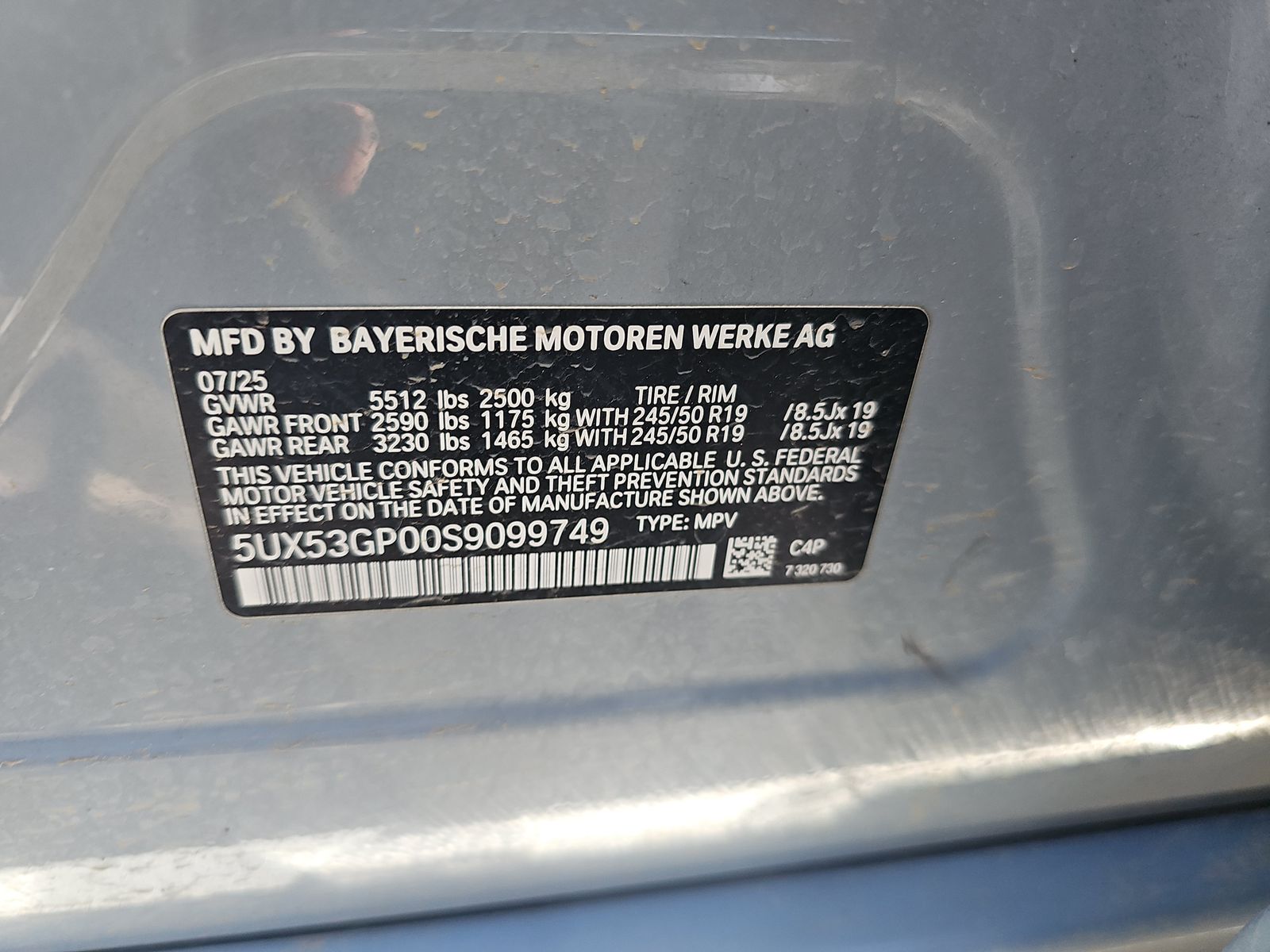 2025 BMW X3 xDrive30i AWD