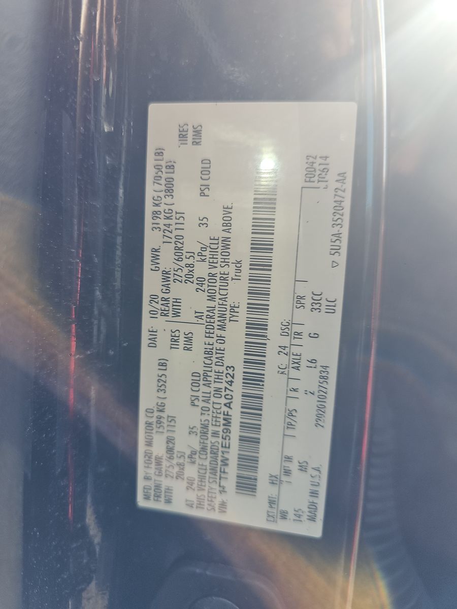 2021 Ford F-150 XLT AWD