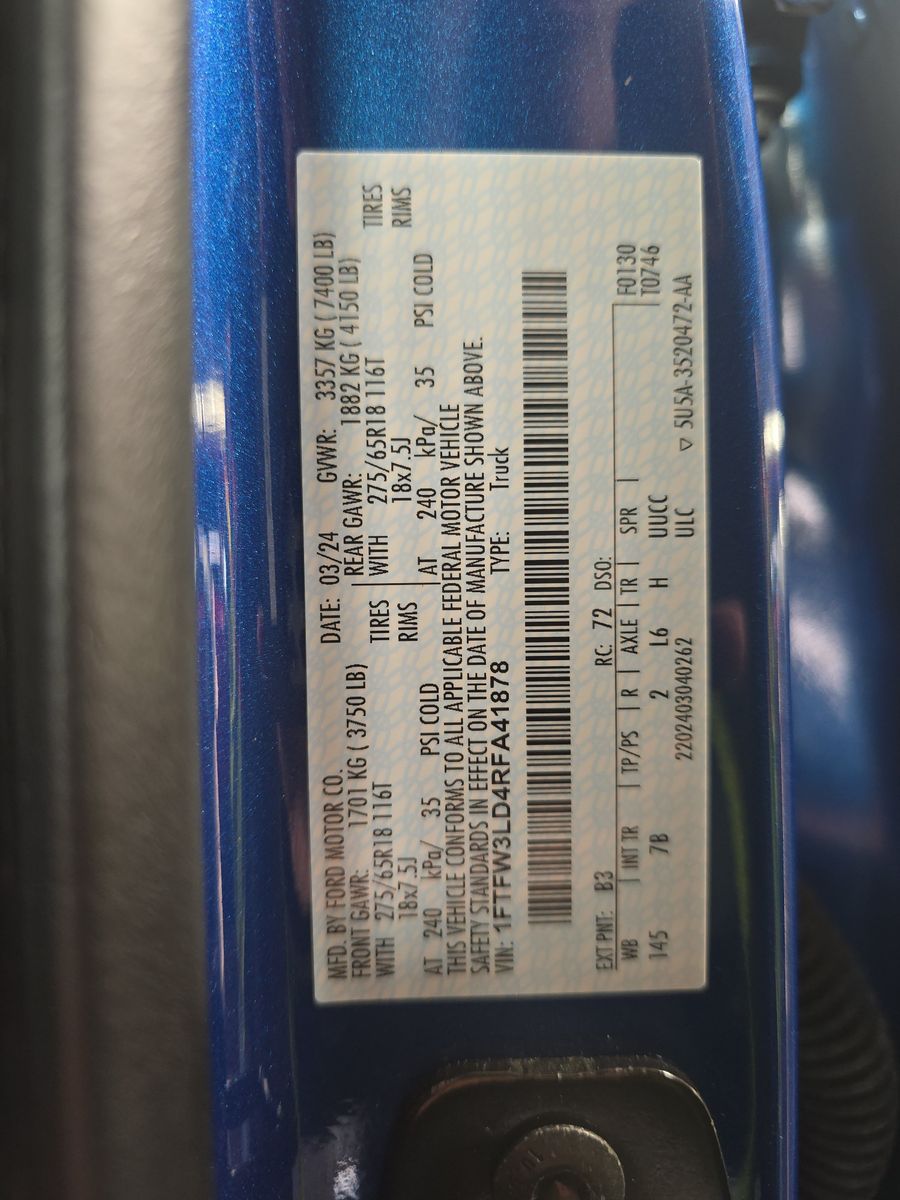 2024 Ford F-150 Hybrid XLT AWD