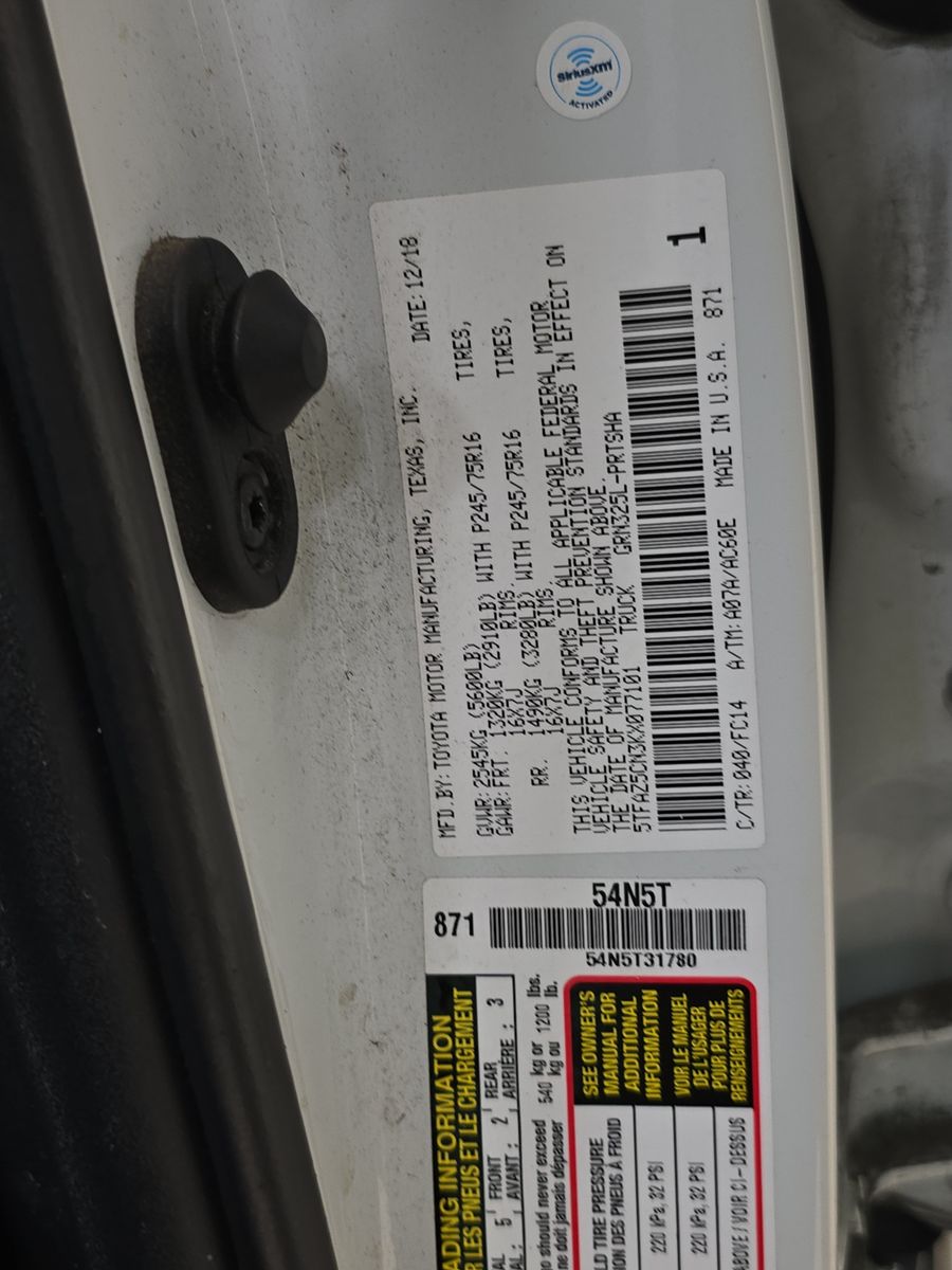 2019 Toyota Tacoma SR5 RWD