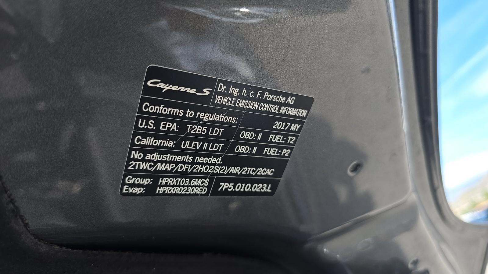 2017 Porsche Cayenne S AWD