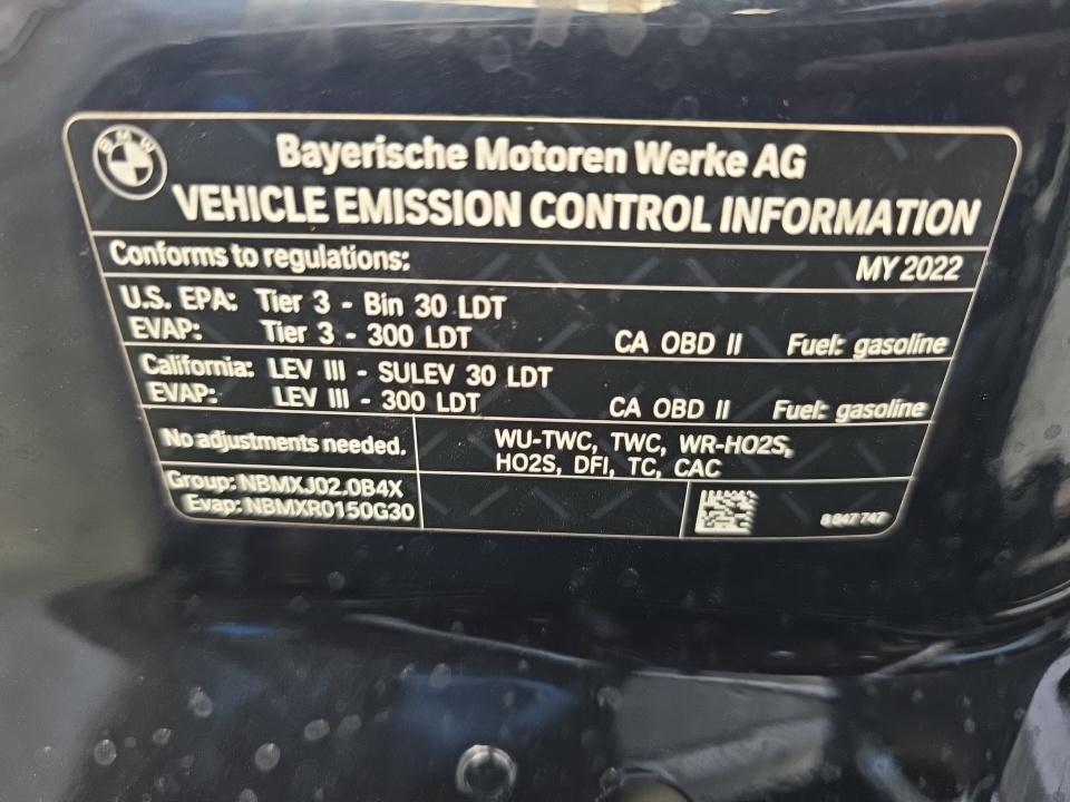 2022 BMW X3 sDrive30i RWD