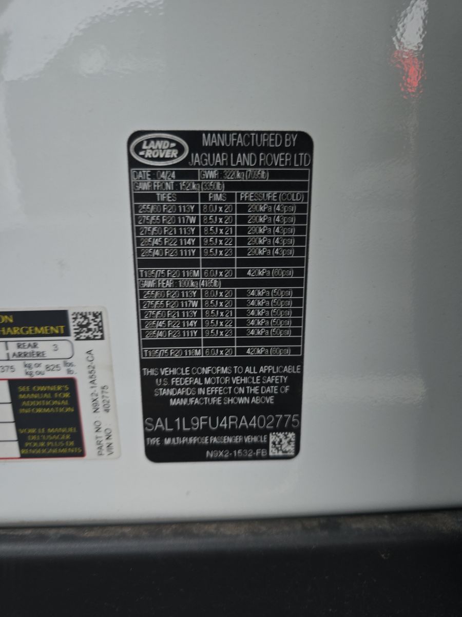 2024 Land Rover Range Rover Sport Dynamic SE AWD