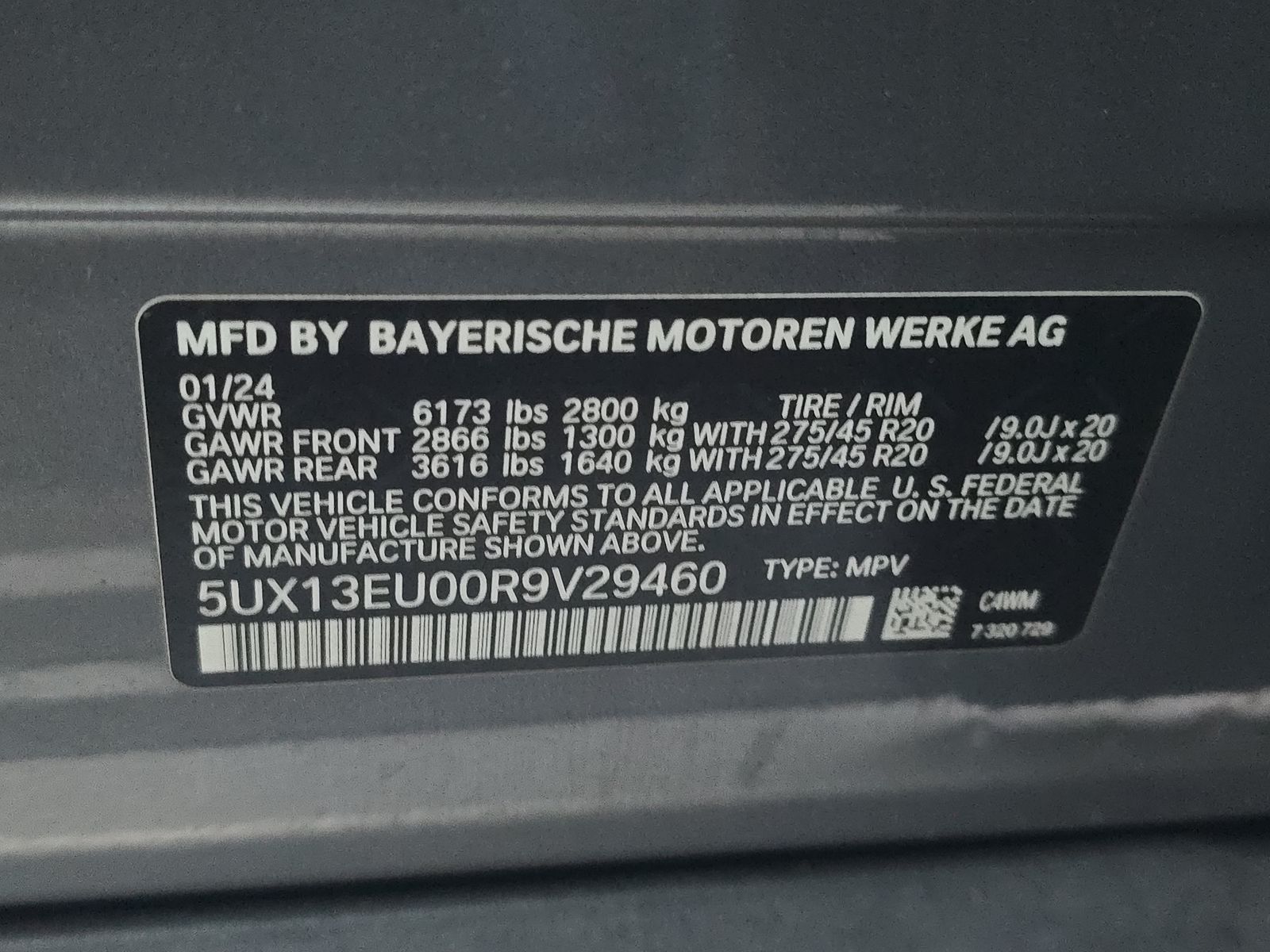 2024 BMW X5 sDrive40i RWD