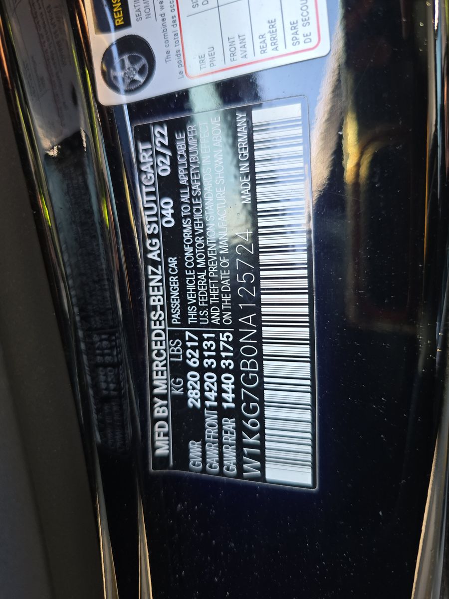 2022 Mercedes-Benz S-Class S 580 AWD