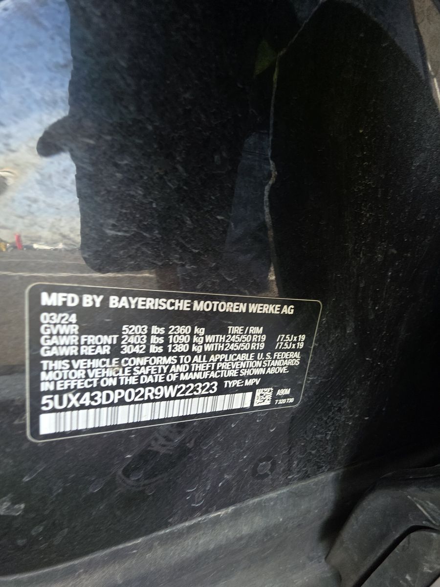 2024 BMW X3 sDrive30i RWD