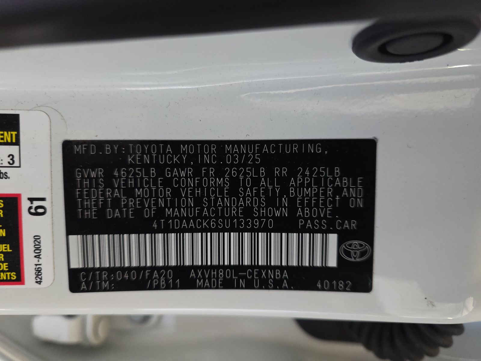 2025 Toyota Camry LE FWD