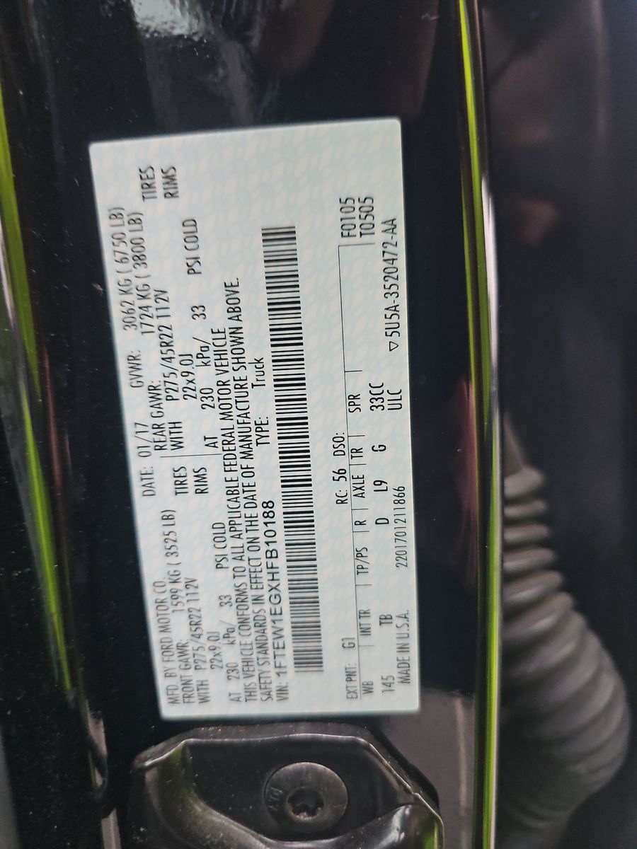 2017 Ford F-150 Limited AWD