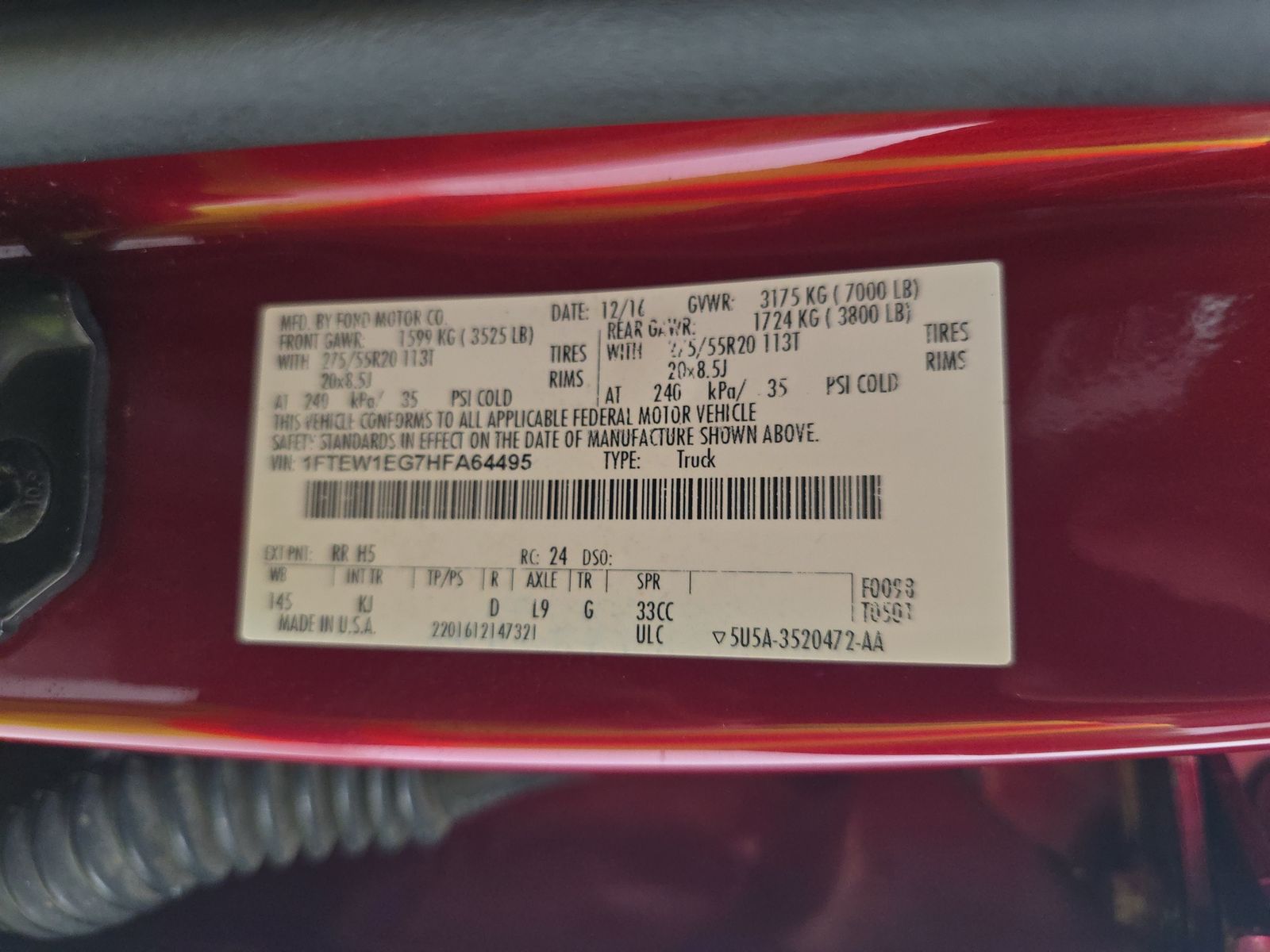 2017 Ford F-150 King Ranch AWD