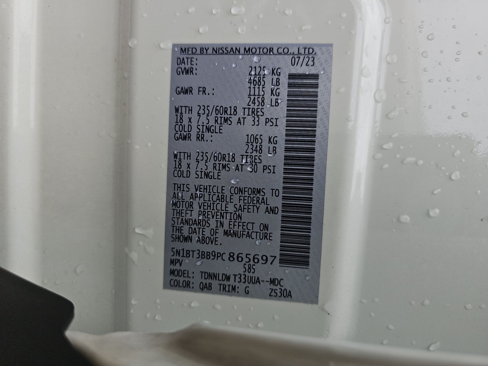 2023 Nissan Rogue SV AWD