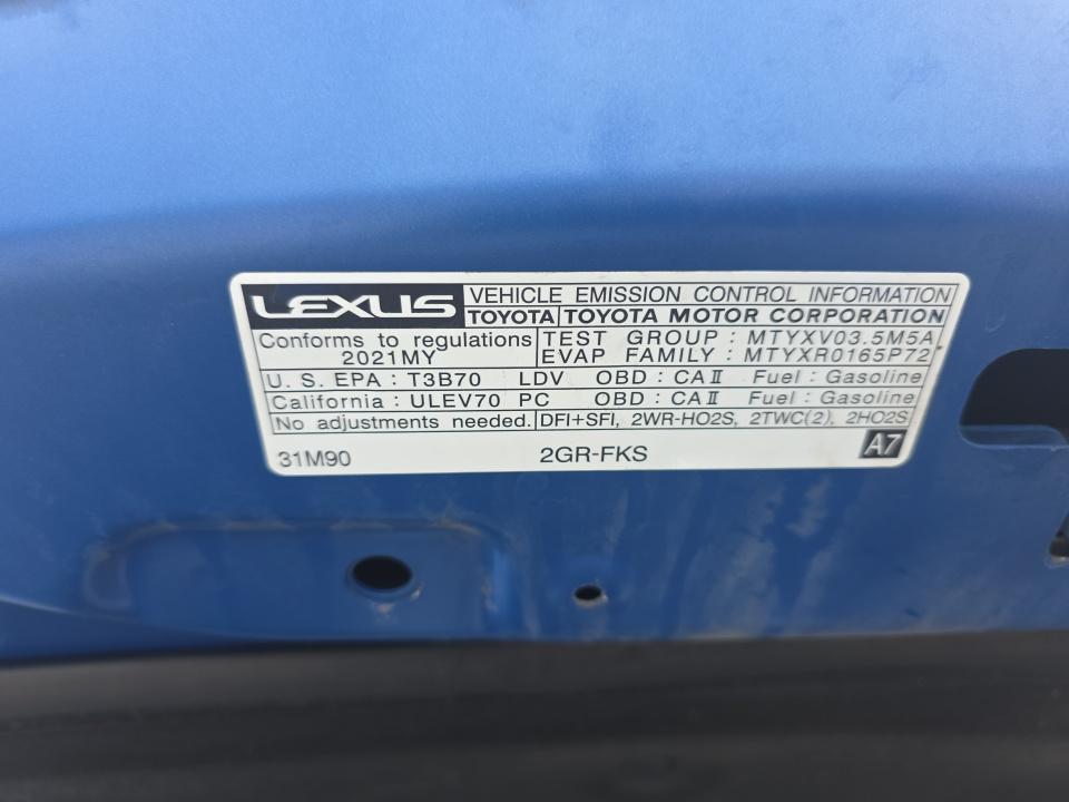 2021 Lexus IS IS 350 F SPORT RWD