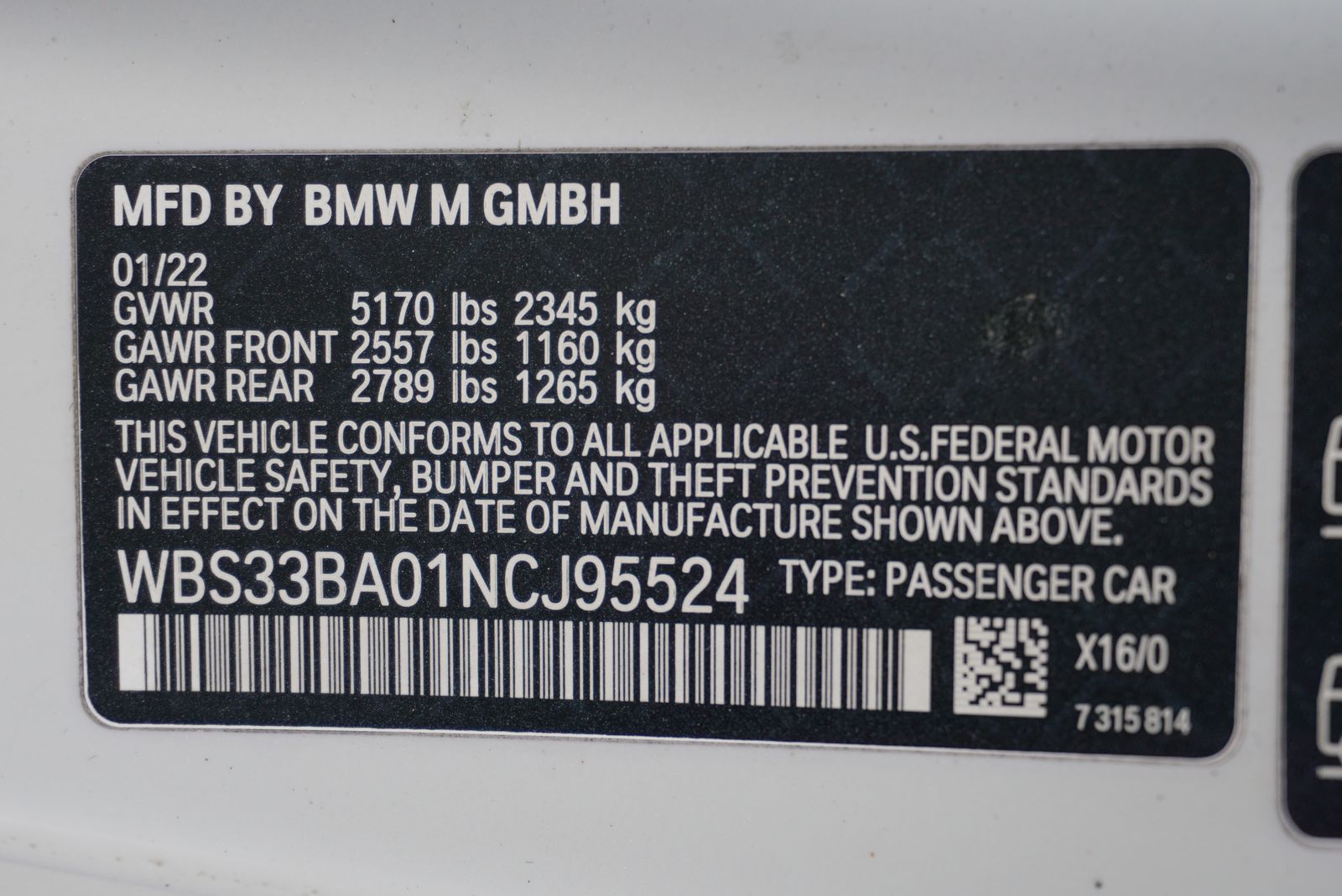 2022 BMW M4 Competition xDrive AWD